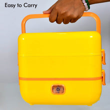 2Layer Electric Lunch Box for Office, Portable Lunch Warmer with Removable 4 Stainless Steel Container. - dailyneed.life