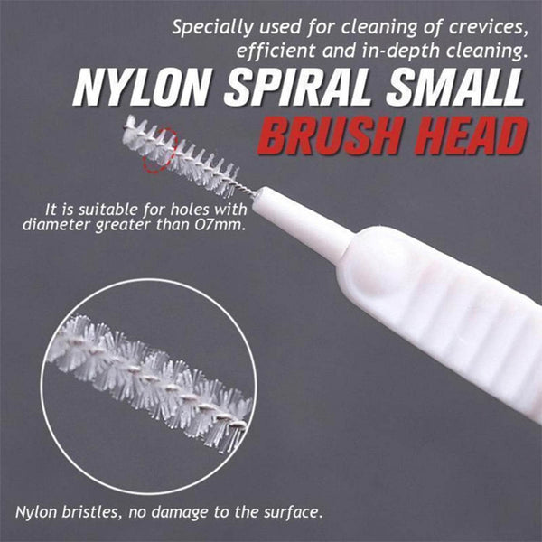 10-Piece Multifunctional Reusable Anti-Clog Shower Nozzle Brush - dailyneed.life