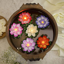 Smokeless LED Lotus Candles, Diwali (2 Pc): Indoor/Outdoor Décor - dailyneed.life