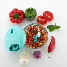 Handy Mini Plastic Vegetable Chopper Cutter, Onion Chopper Vegetables for Kitchen Accessories with 3 Blades - dailyneed.life