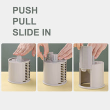Vegetable Shredder Round Mandolin Slicer, Grater, Shredder Salad Maker - Large Feed Port - Suction Base - Cutter for Vegetable, Fruit, Cookie. - dailyneed.life