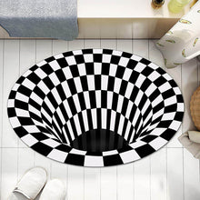 3D Space Round Carpet, Floor Mat Non-Woven Doormat (1 Pc / 78 Cm) - dailyneed.life
