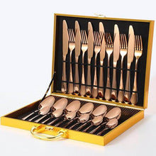 Kitchen Tableware / Flatware Sets Kitchen Forks Spoons with Gift Box (24 Pcs Set) - dailyneed.life