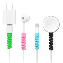 Spiral Charger Spring Cable Protector Data Cable Saver (Pack of 4) - dailyneed.life
