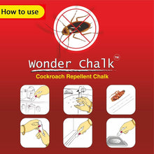 Strong Cockroach Chalk Cockroach Killer Insecticide Repellent Insect Control wonder chalk (12pc)- - dailyneed.life