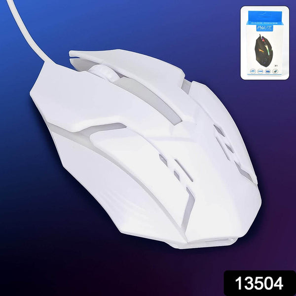 USB Wired Mouse, Gaming Mouse Colorful / Lighting Luminous (1 Pc / Wihte) - dailyneed.life