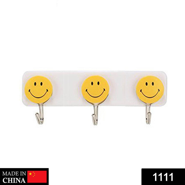 Self Adhesive Smiley Face Wall Hooks (Pack of 3) - dailyneed.life