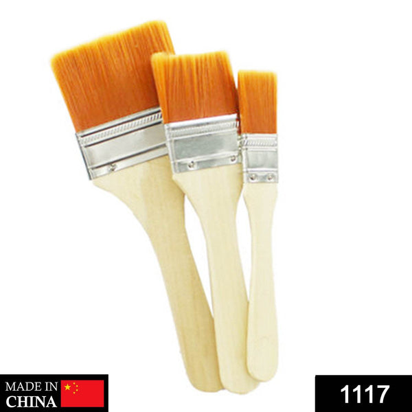 Artistic Flat Painting Brush - Set of 3 - dailyneed.life
