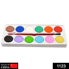 Painting Water Color Kit - 12 Shades and Paint Brush (13 Pcs) - dailyneed.life
