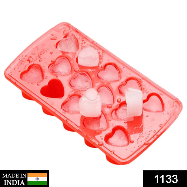 Heart Shape Ice Cube & Candy Tray – 14 Cavities (Multicolor) - dailyneed.life