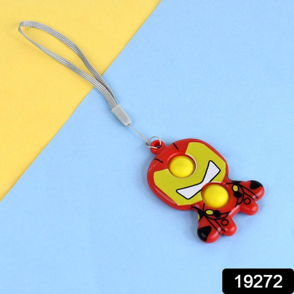 Creative Cartoon Style Mini Push Pop Bubble Keychain (1 Pc) - dailyneed.life