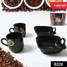 Play Station Ceramic Tea / cups / Mug Set With Handle Serving Bowl Milk Cup, Coffee Cup, Tea Cup, Breakfast Cup, Drinking Mug or Outdoor for Household, Gift for Birthday, Wedding Party (4 Pcs set) - dailyneed.life