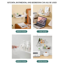 Multifunctional Elephant-Shaped Wall Shelf – No-Punch Mini Organizer for Kitchen, Bathroom & Bedroom - dailyneed.life