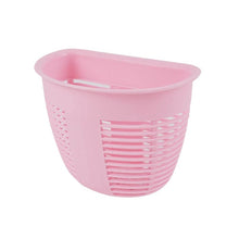 Hanging Plastic Storage Basket, Adhesive Wall Mounted Organizer Box Make Up Holder Shelf Bathroom Wall Basket Punch Free Drain Basket for Kitchen Bathroom, Wall Type Storage Basket (1 Pc) - dailyneed.life