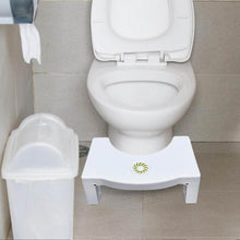 Plastic Non-Slip Folding Toilet Squat Stool - White Color - dailyneed.life