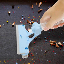 4 in 1 Multifunctional Glass Scraper, Window Glass Wiper with Watering Can, Silicon Cleaning Squeegee with Two Brush Heads, Practical Squeegee for Shower Doors, Windows, Tiles and Car Glass - dailyneed.life