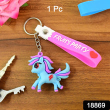 Cute Cartoon Unicorn Keychain with Silicone Strap (1 Pc / Mix design) - dailyneed.life