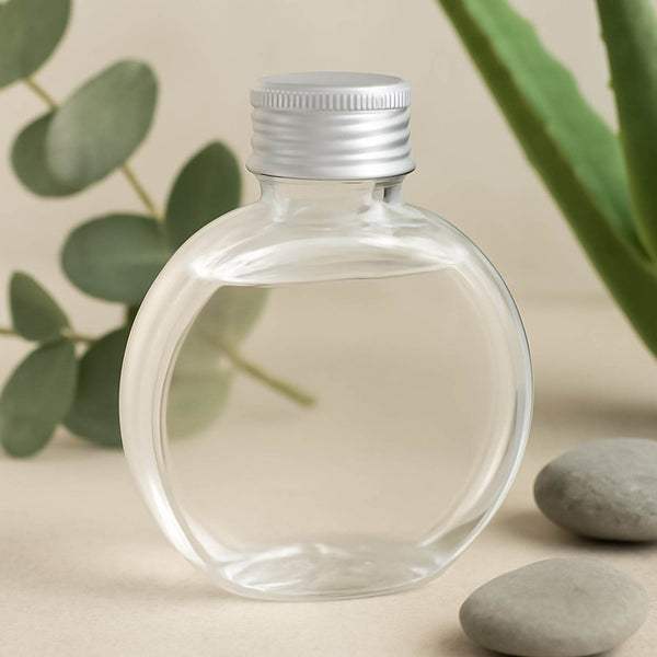 Multipurpose Transparent Round Clear Plastic Container (1 Pc) - dailyneed.life