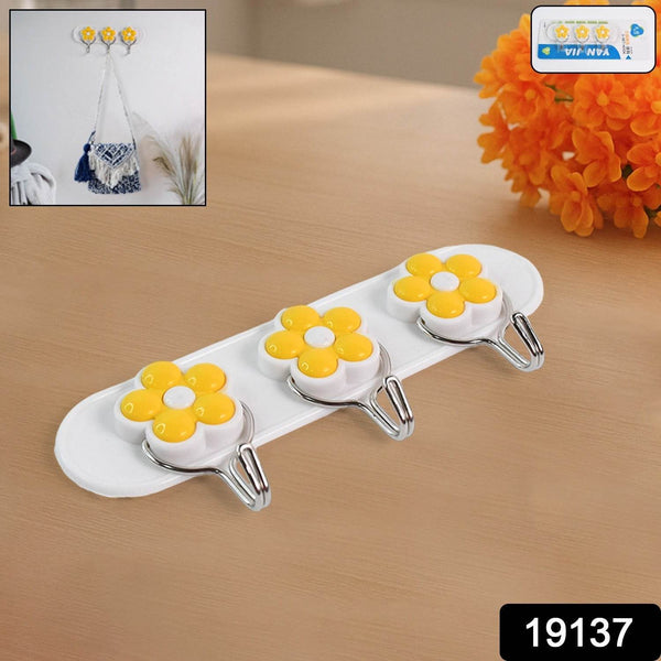 Multipurpose Strong & Hook Self-Adhesive hooks for wall Heavy Plastic Hook (1 Pc) - dailyneed.life