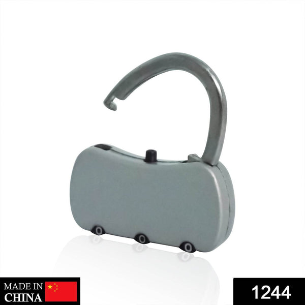 3-Digit Resettable Combination Round Padlock for Luggage (Big, Multicolor) - dailyneed.life
