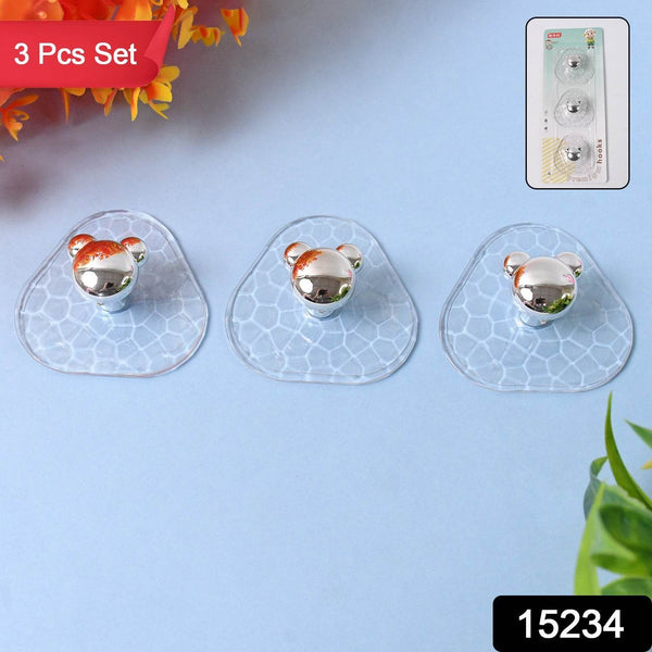 All-Plastic Adhesive Wall Hooks - Strong, No Damage, Easy to Install (3 Pc Set) - dailyneed.life