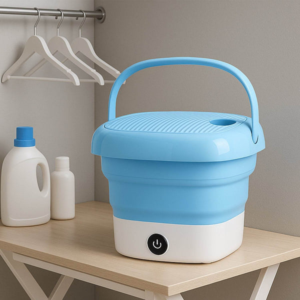 Portable Washing Machine, Mini Folding Washer and Dryer Combo, for Underwear, Socks, Baby Clothes, Travel, Camping, RV, Dorm, Apartment  - dailyneed.life