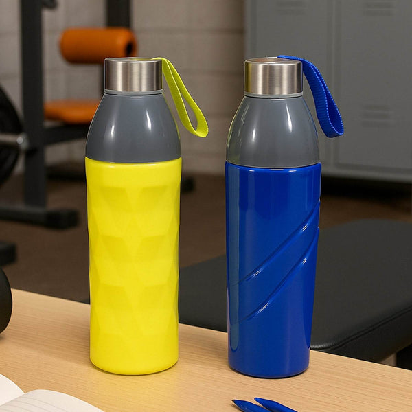 Plastic Sports Insulated Water Bottle with Dori Easy to Carry High Quality Water Bottle, BPA-Free & Leak-Proof! For Kids' School, For Fridge, Office, Sports, School, Gym, Yoga (750 ML / 1 Pc / Multi Color) - dailyneed.life