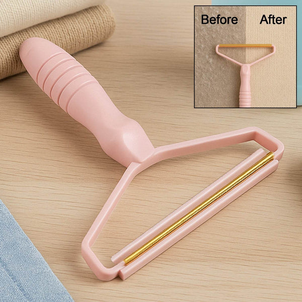 2in1 Portable Lint Remover for Home Use | Use for Removing Lint Dust in Furniture and Wool Clothes Sweater Carpet | Woolen Fabrics Brush Sticky Lint Roller with Long Handle (1 Pc) - dailyneed.life