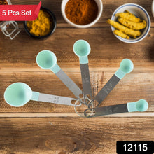 Stainless Steel and Plastics Measuring Spoon (Set of 5 Pc) - dailyneed.life