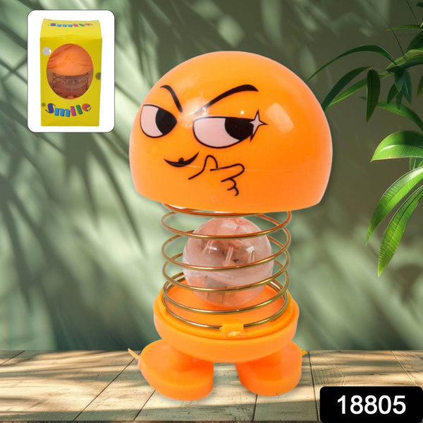 Cartoon Face, Spring Doll Dance Toy (1 Pc / With Color Box) - dailyneed.life