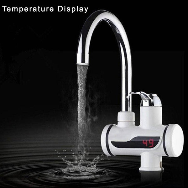 Stainless Steel LED Instant Heating Electric Water Tap - dailyneed.life