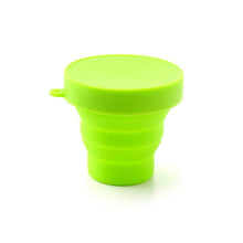 Round Silicone Foldable Glass / Cup, Foldable Travel Mug With Lid (1 Pc) - dailyneed.life