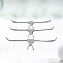 Cloth Hanger 6 in 1 Multi-Layer Hanging Mass Pants Rack Stainless Steel Pants Hangers Folding Storage Rack Space Saver Storage for Trousers Scarf Tie Belt - dailyneed.life