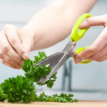 Multifunction Vegetable Stainless Steel Herbs Scissor with 3 Blades - dailyneed.life