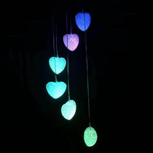 Solar Powered Wind Chimes with Lights: Outdoor Garden Decor (6 LED) - dailyneed.life