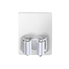 Stainless Steel Mop Broom Holder Organizer, With Glue 6gm Adhesive Wall Mounted Mop Organizer Storage Rack Clip Heavy Duty Broom Hanger for Laundry Room Garden Tool Holder Bathroom Accessories (1 Pc) - dailyneed.life