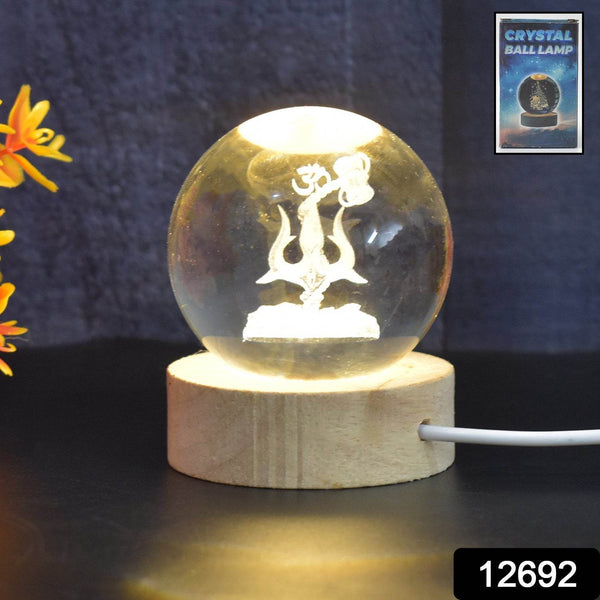 3D Crystal Ball lamps 3D Crystal Ball Night Light (1 Pc) - dailyneed.life