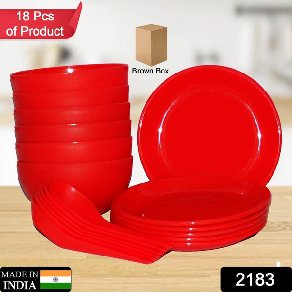 Soup Bowl Set with Spoon and Saucer - 18 pcs - dailyneed.life
