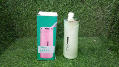 Water bottle 400ml leak proof, glass water bottle with daily water intake for gym and children, Nice Bottle (1 pc /Mix Color) - dailyneed.life