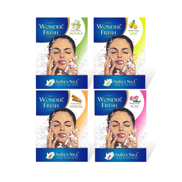 Fresh Paper Soap Strips Traveling Hand Wash with Jasmine Fragrance (100pc) - dailyneed.life