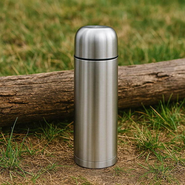 Vacuum Flask Without Cover, 18/8 Stainless Steel | Hot and Cold Water Bottle with Push-Down Lid | Double Walled Stainless Steel Bottle for Travel, Home, Office, School, Picnic (750 ML / Without Cover) - dailyneed.life