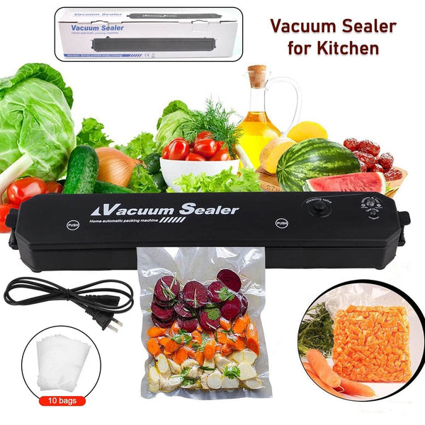 Vacuum Sealer Machine with 10 Bags, Automatic Hands-Free, Smart Food Preservation (1 Set) - dailyneed.life