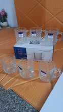 Glass Coffee & Tea Cup / Mug With Handle, Water glass (6 pcs Set / 225 ML) - dailyneed.life