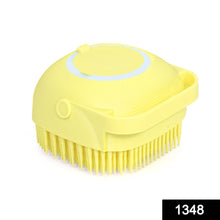 Silicone Massage Bath Body Brush Soft Bristle With Shampoo Dispenser - dailyneed.life