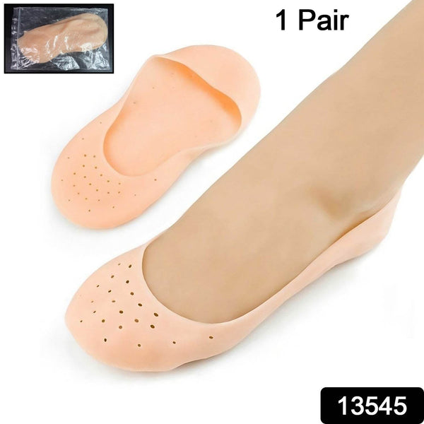 Anti-Crack Full Length Silicone Foot Protector Moisturizing Socks (1 Pair / Mix Size) - dailyneed.life