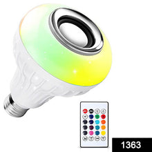 Wireless Bluetooth Sensor 12W Music Multicolor LED Bulb with Remote Controller - dailyneed.life