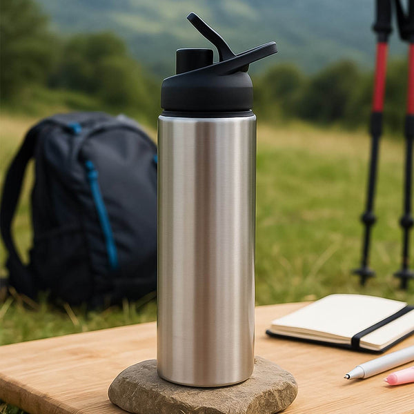 Steel Water Bottle | Sipper Bottle | Fridge Water Bottle Set of 1 (600 ML Approx) - dailyneed.life