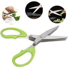 Multifunction Vegetable Stainless Steel Herbs Scissor with 3 Blades - dailyneed.life
