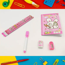 Kids' Stationery Kit: Wooden Pencils, Sharpener, Eraser, Diary (8 Pc Set) - dailyneed.life