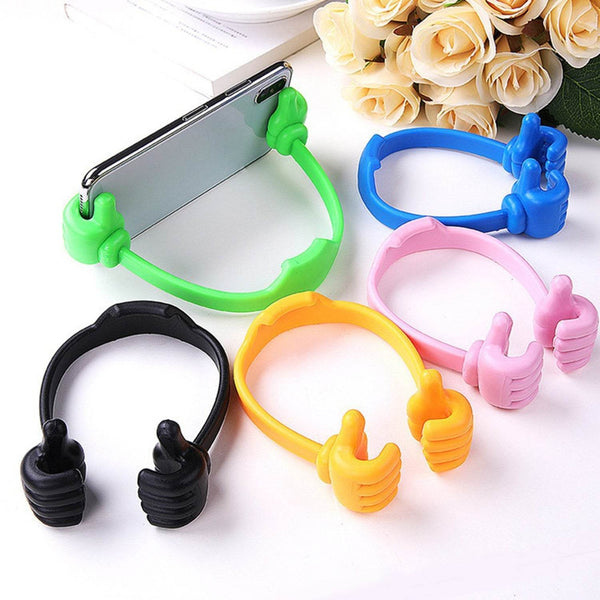 4 Pc Hand Shape Mobile Stand used in all kinds of places including household and offices as a mobile supporting stand. - dailyneed.life